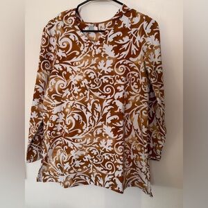 NWOT D&Co Active, Floral Hoodie, longer length. XS but can fit up.